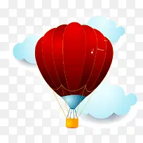 卡通可爱热气球-空若网 卡通可爱热气球-空若网