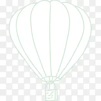 白色热气球-空若网 白色热气球-空若网