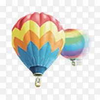彩色热气球-空若网 彩色热气球-空若网
