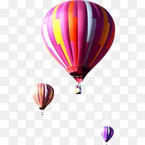 卡通可爱条纹热气球-空若网 卡通可爱条纹热气球-空若网