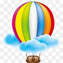 彩色热气球图标-空若网 彩色热气球图标-空若网