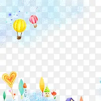 手绘卡通背景免费下载-空若网 手绘卡通背景免费下载-空若网