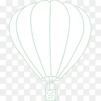 白色热气球-空若网 白色热气球-空若网