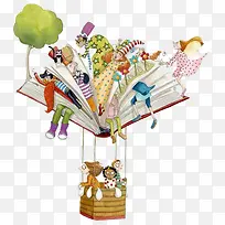 创意热气球插画-空若网 创意热气球插画-空若网