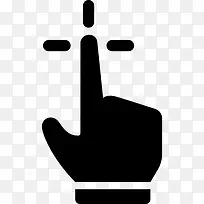 点击手势图标-空若网 点击手势图标-空若网