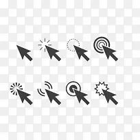 矢量鼠标点击箭头-空若网 矢量鼠标点击箭头-空若网