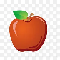 手绘红色苹果-空若网 手绘红色苹果-空若网