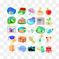 苹果水果矢量图-空若网 苹果水果矢量图-空若网