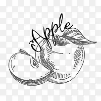 手绘苹果-空若网 手绘苹果-空若网