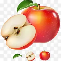 矢量红苹果-空若网 矢量红苹果-空若网