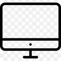 电视屏幕图标-空若网 电视屏幕图标-空若网