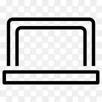 笔记本电脑打开图标-空若网 笔记本电脑打开图标-空若网