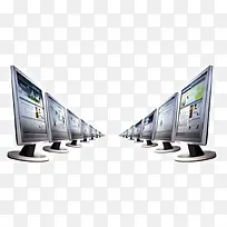 两排电脑-空若网 两排电脑-空若网