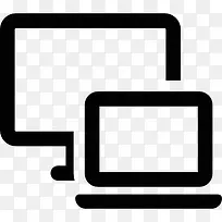 电脑显示器和笔记本电脑图标-空若网 电脑显示器和笔记本电脑图标-空若网