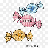 可爱卡通糖果-空若网 可爱卡通糖果-空若网