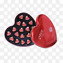 红色爱心糖果礼盒-空若网 红色爱心糖果礼盒-空若网