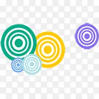 卡通多彩糖果圆环-空若网 卡通多彩糖果圆环-空若网