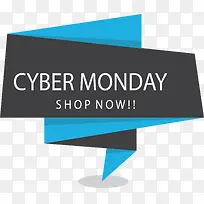 蓝色折纸促销标签-空若网 蓝色折纸促销标签-空若网