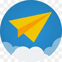 纸飞机图标-空若网 纸飞机图标-空若网