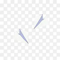 手绘白色折纸飞机-空若网 手绘白色折纸飞机-空若网