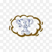 手绘奖杯-空若网 手绘奖杯-空若网