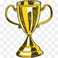 手绘卡通奖杯-空若网 手绘卡通奖杯-空若网