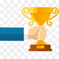 手拿奖杯-空若网 手拿奖杯-空若网