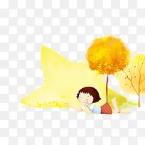 卡通树星星-空若网 卡通树星星-空若网