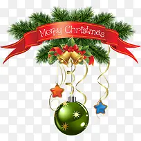 圣诞节绿色松叶装饰-空若网 圣诞节绿色松叶装饰-空若网