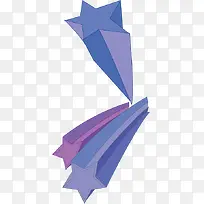 立体五角星卡通插画-空若网 立体五角星卡通插画-空若网