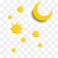 星星 月亮-空若网 星星 月亮-空若网