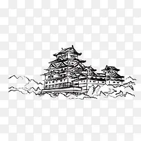 手绘建筑-空若网 手绘建筑-空若网