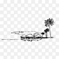 手绘建筑-空若网 手绘建筑-空若网