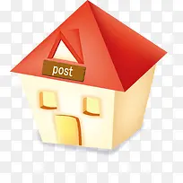 卡通房子素材-空若网 卡通房子素材-空若网