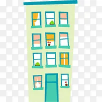 卡通楼房-空若网 卡通楼房-空若网