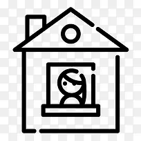 卡通房子女孩图案-空若网 卡通房子女孩图案-空若网