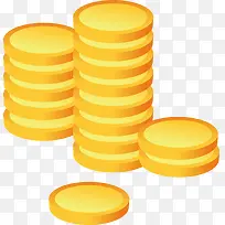 金币png矢量素材-空若网 金币png矢量素材-空若网