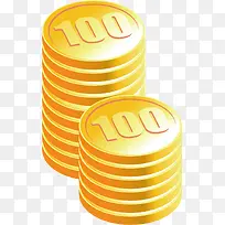 金币png矢量素材-空若网 金币png矢量素材-空若网