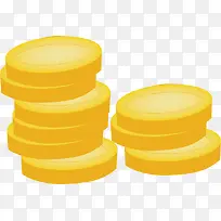 金币png矢量素材-空若网 金币png矢量素材-空若网