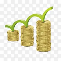 创意金币台阶-空若网 创意金币台阶-空若网