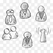 铅笔手绘人物素材-空若网 铅笔手绘人物素材-空若网