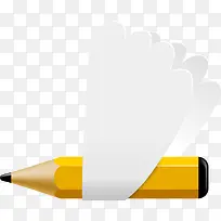 矢量翅膀和铅笔-空若网 矢量翅膀和铅笔-空若网