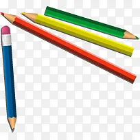 彩色铅笔矢量图-空若网 彩色铅笔矢量图-空若网