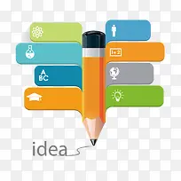 铅笔信息图-空若网 铅笔信息图-空若网