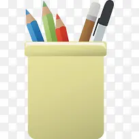 笔筒png矢量素材-空若网 笔筒png矢量素材-空若网