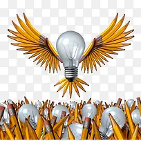 铅笔灯泡-空若网 铅笔灯泡-空若网