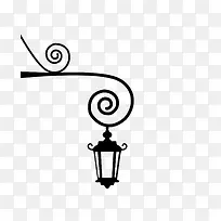 手绘卡通路灯-空若网 手绘卡通路灯-空若网