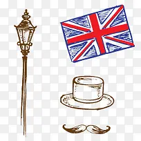 路灯胡子帽子PNG矢量素材-空若网 路灯胡子帽子PNG矢量素材-空若网