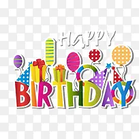 生日快乐元素-空若网 生日快乐元素-空若网