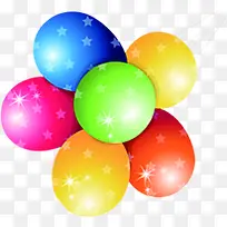彩色卡通氢气球-空若网 彩色卡通氢气球-空若网